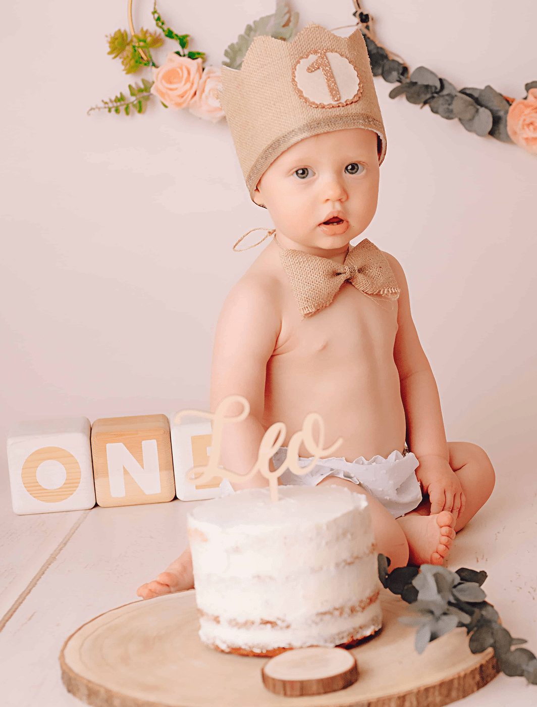 Caketopper-Nombre-madera-ONE-FIESTA-CAKESMASH-TWINS BCN LETTERS