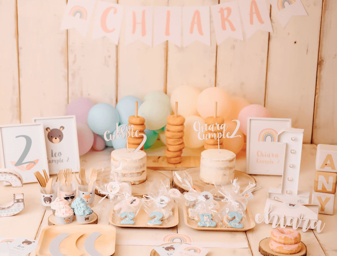 Kit-papelería-imprimible-fiestas-cumpleaños-infantiles-tematicas-arcoiris-twins