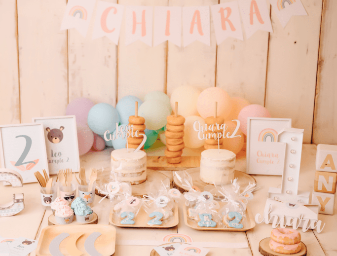 Kit-papelería-imprimible-fiestas-cumpleaños-infantiles-tematicas-arcoiris-twins