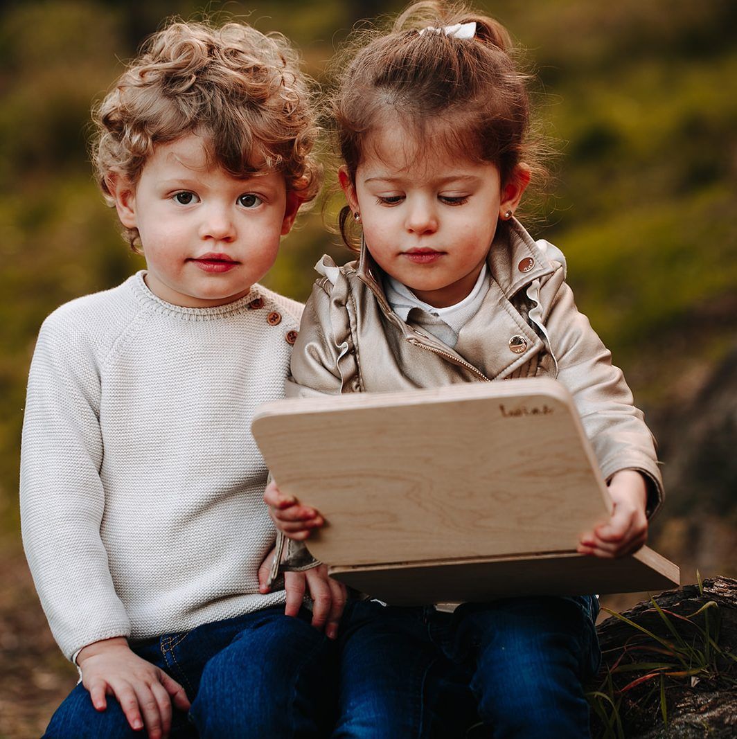 Ordenador Portátil Madera Juguete Niños TWINS Barcelona