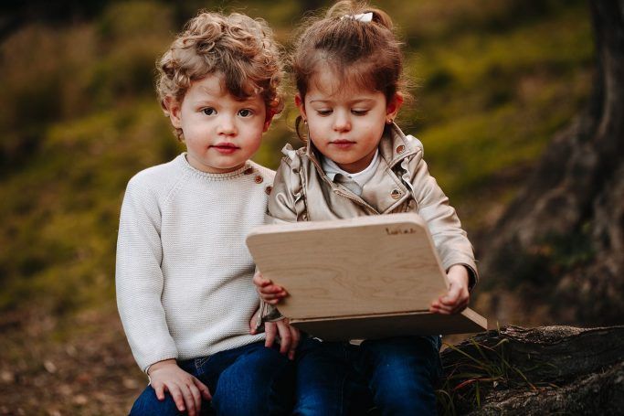 Ordenador Portátil Madera Juguete Niños TWINS Barcelona