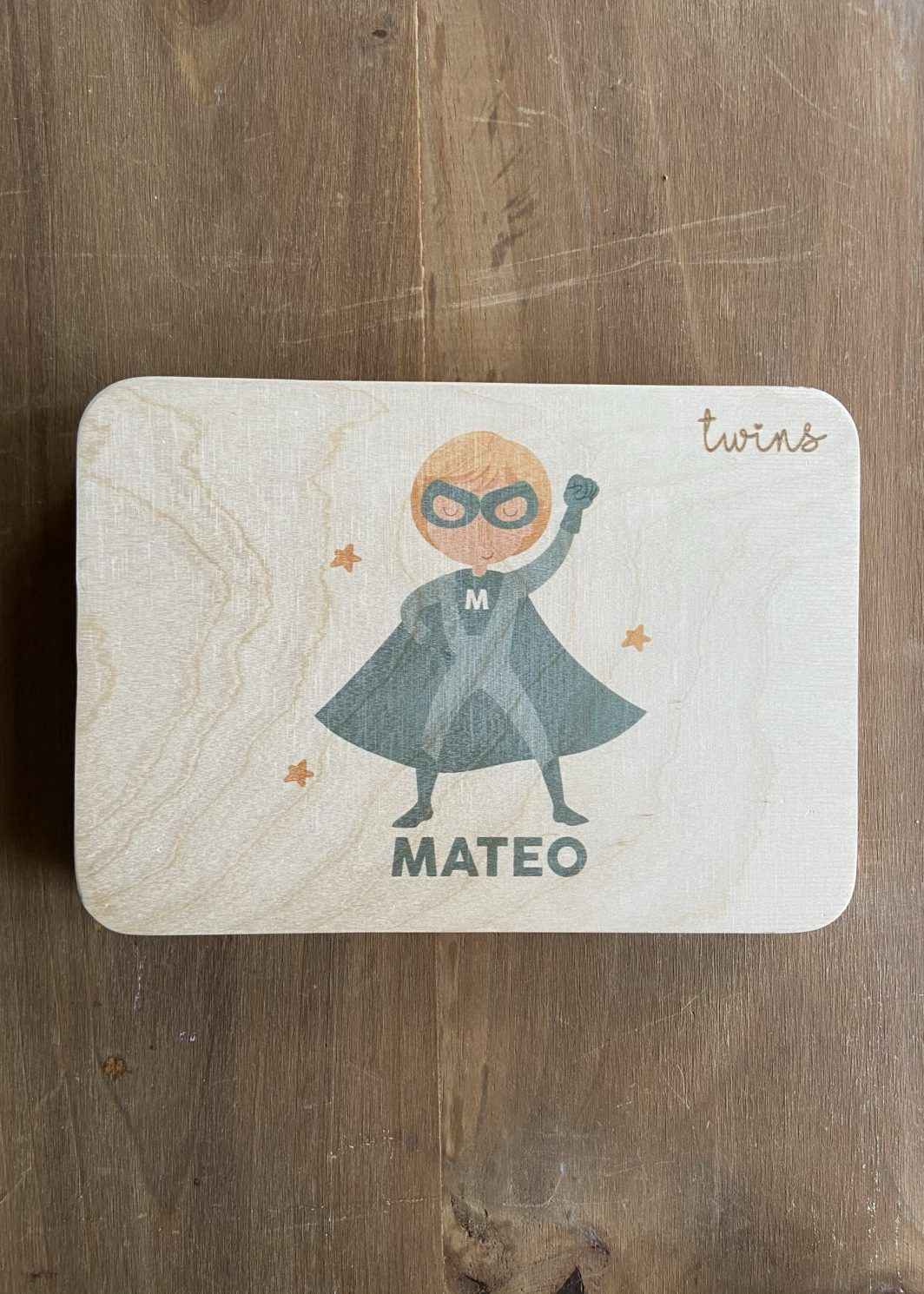 Ordenador Superhéroes TWINS Juguetes de Madera Educativos