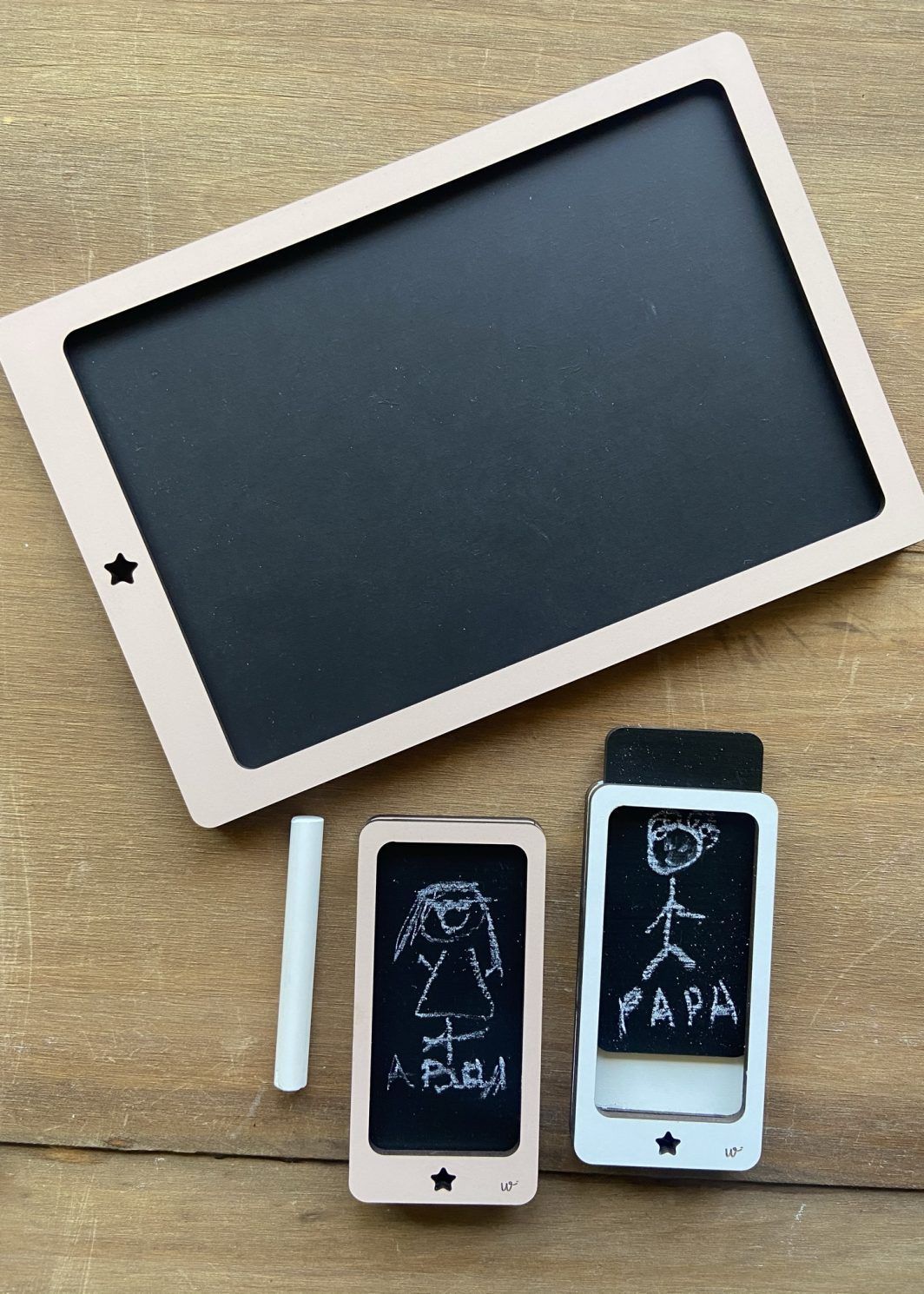 Tablet Ipad Juguete Pizarra Madera Niños Educativo Simbólico TWINS