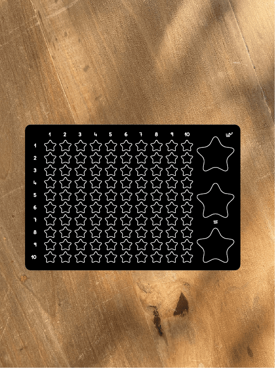pizarra para sumar y multiplicar juguetes Montessori TWINS