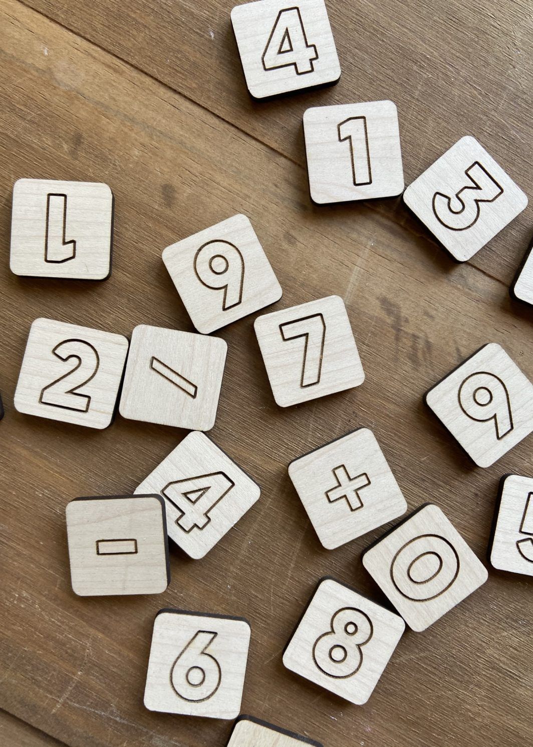 Números madera imantados twins operaciones matemáticas niños actividades