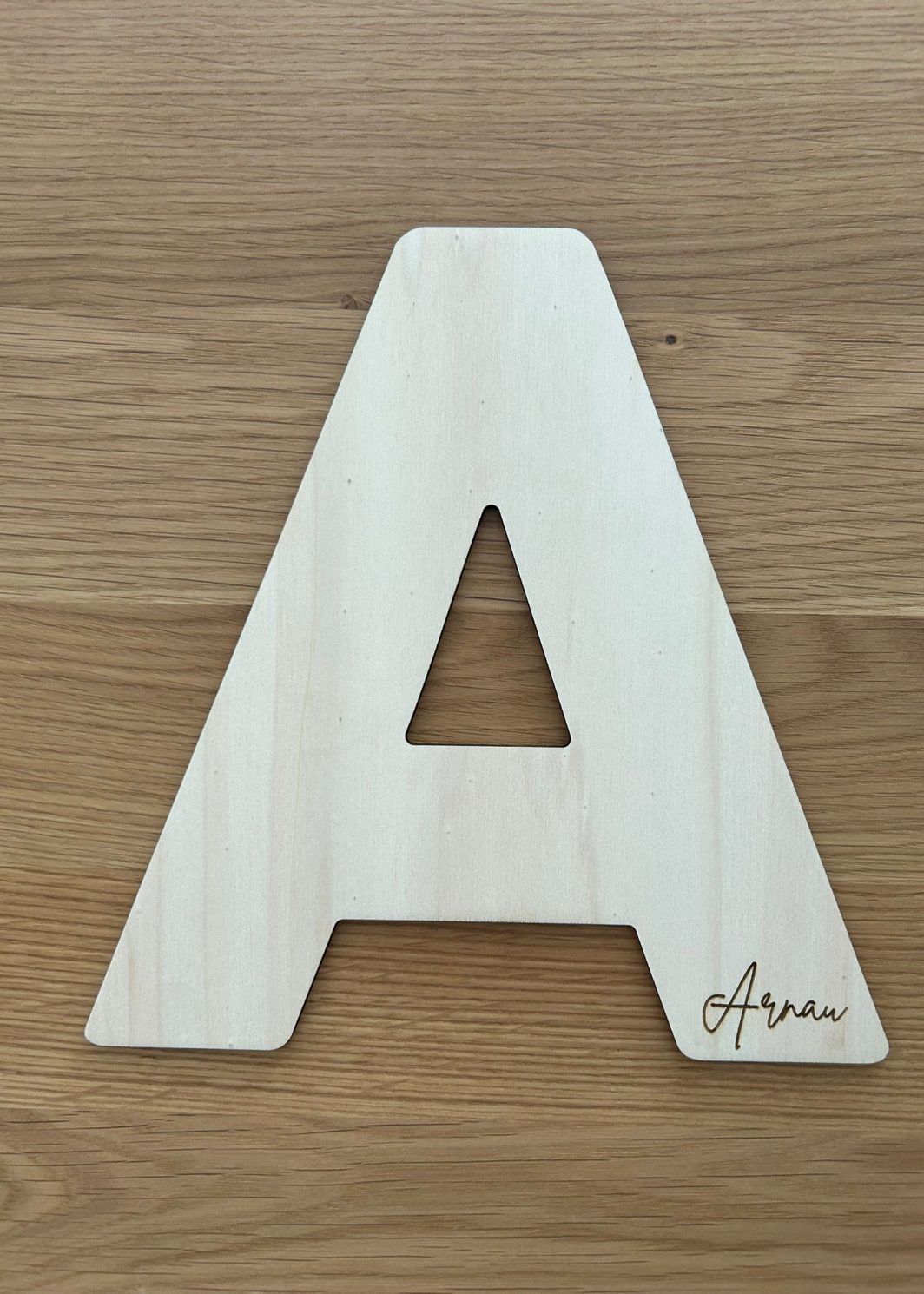 Decoración Para Pared en Madera con Nombre Personalizado
