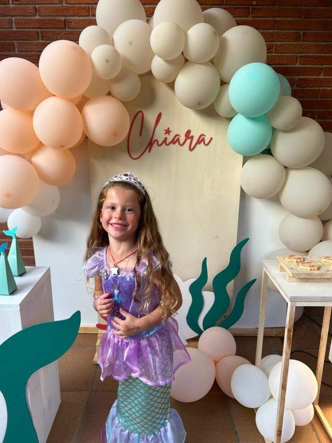 decoración para fiesta personalizada temática Sirena Barcelona