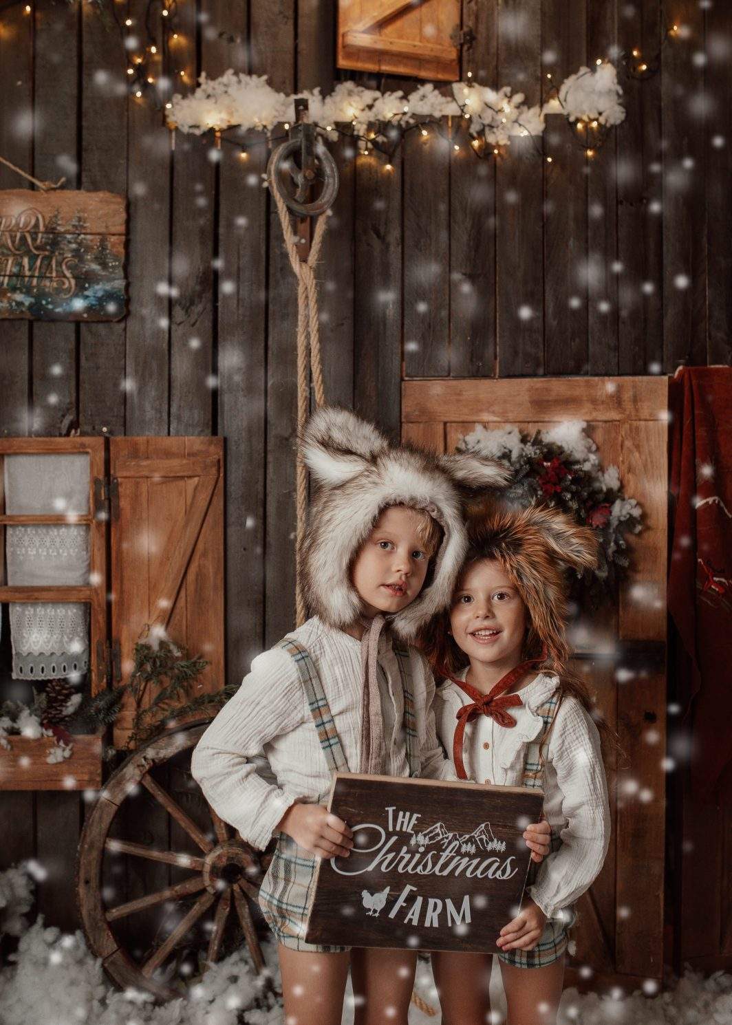 cartel madera personalizado navidad