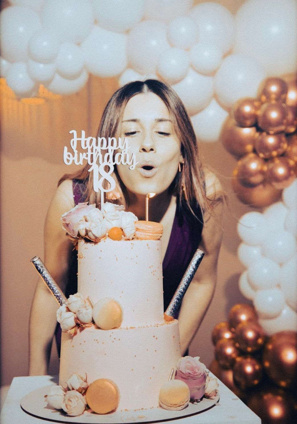 Caketopper personalizado Happy Birthday con número para pastel