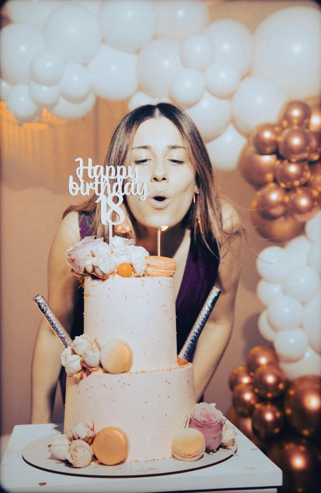 Caketopper personalizado Happy Birthday con número para pastel