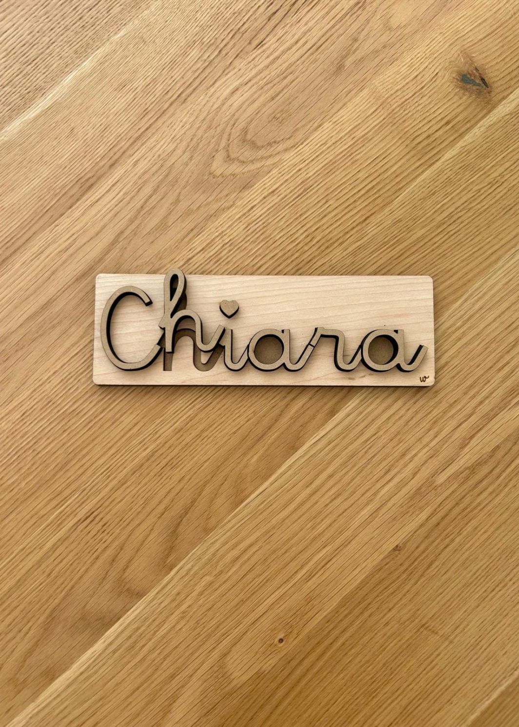 puzzle madera nombre personalizado letras minúsculas twins